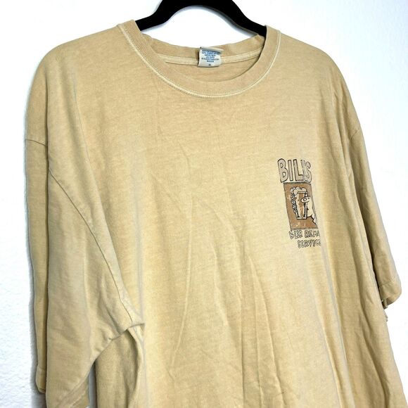 Vintage Beer Dyed Bill’s Beer Removal Service Funny Graphic Tee 90s Brewery XL - Picture 10 of 12